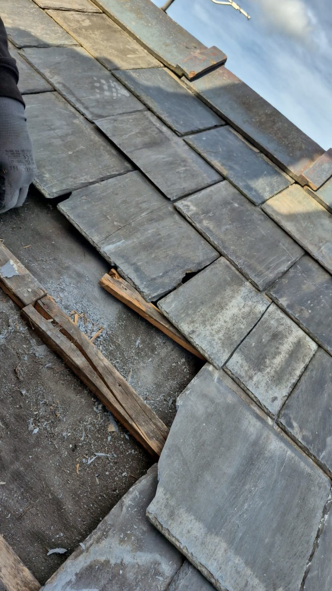 Slate Strip & Re-Lay
