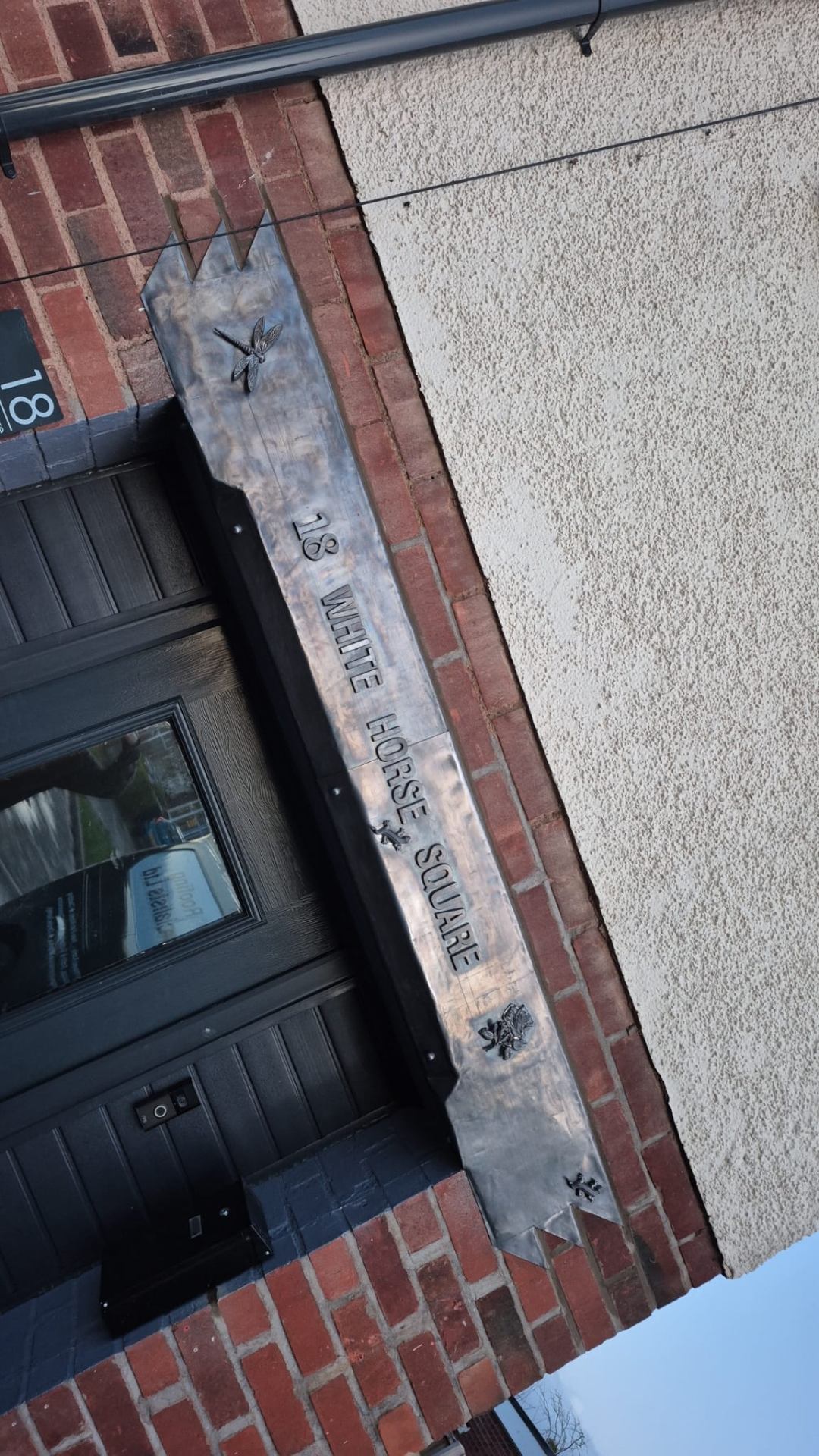 Bespoke Lead House Sign